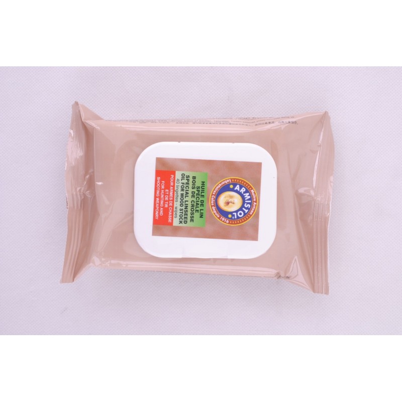 Lingettes Armistol huile bois de crosse (x40)